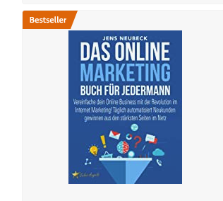 Cover von dem Bestseller Das Online Marketing Buch für jedermann